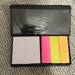 Office sticky note organizer case